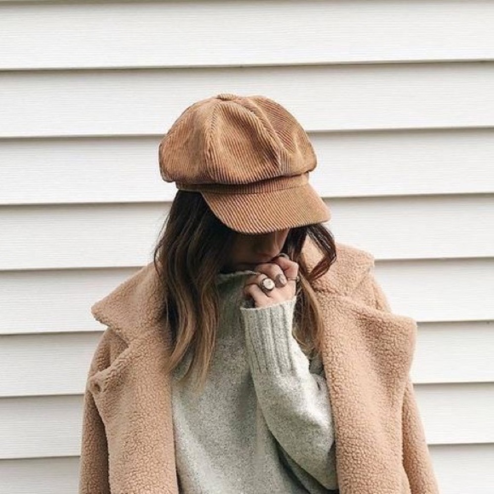 newsboy baker boy beret hat cap 90s street style y2k vintage trendy parisian